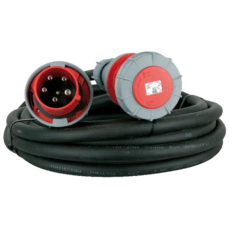 Rallonges P17 Triphasées 63A (5M)